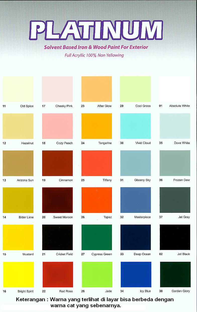 Katalog Warna Cat Kayu Nippon Paint | Ide Perpaduan Warna
